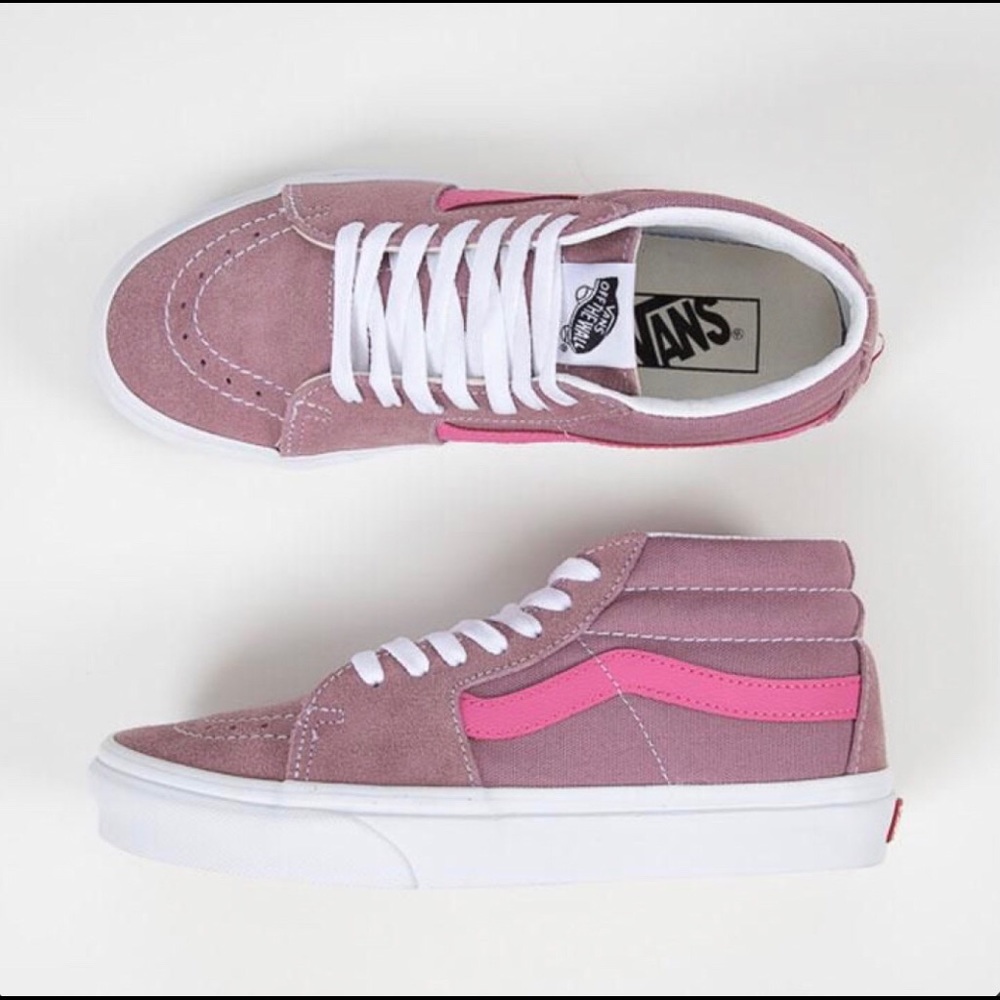 Pink Vans Sk-8 Mid sneakers